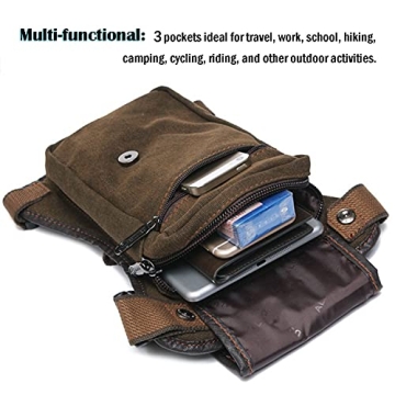 Anjoy Multi-Pockets Tactical Fanny Pack for Men and Women