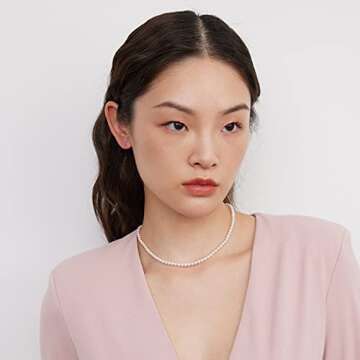 Aleasha Pearl Choker 14" for Women - Elegant Gift Idea