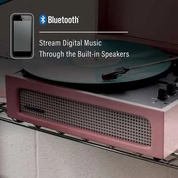 Crosley Voyager Portable Vinyl Record Player Amethyst