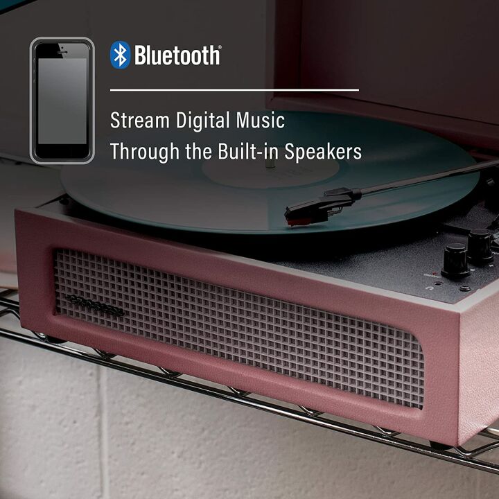 Crosley Voyager Portable Vinyl Record Player Amethyst