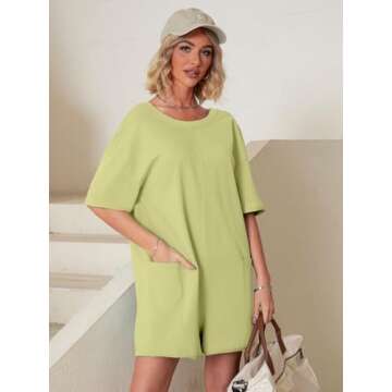 Glamaker Casual Oversized Women's Summer Romper