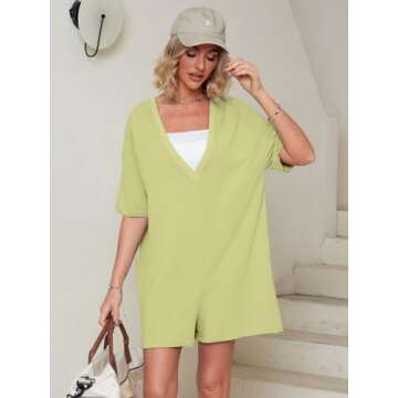 Glamaker Casual Oversized Women's Summer Romper