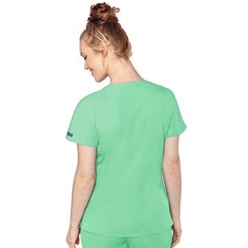Stylish Women's Scrub Top with Pockets and Comfort
