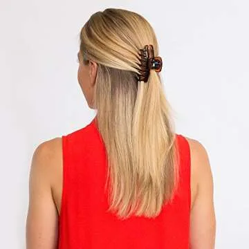 Revlon Strong Hold Hair Claw Clips for All Hair Types