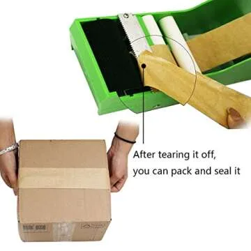 QILIMA 12.6in Water Activated Tape Dispenser for Offices