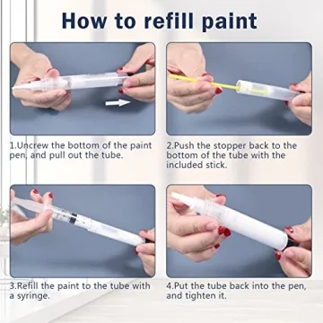 LANBEIDE Refillable Touch Up Paint Pens for Home Repair