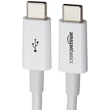 AmazonBasics USB-C Fast Charger Cable, 9 Feet, 480Mbps