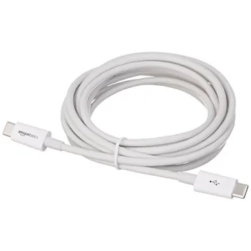 AmazonBasics USB-C Fast Charger Cable, 9 Feet, 480Mbps