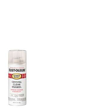 Rust-Oleum 7701830-6PK Stops Rust Spray Paint, 12 oz, Gloss Crystal Clear, 6 Pack
