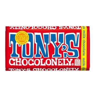 Tony's Chocolonely Top 3 Milk Chocolate Bundle - Fairtrade Belgium Chocolate