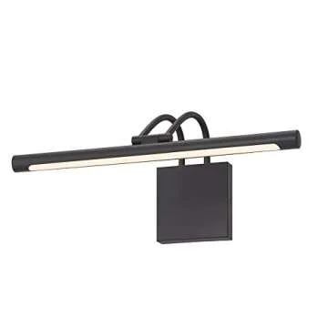 Westinghouse Lighting 7501600 17 Inch, 15 Watt Hardwire Adjustable Dimmable LED Picture Light, Matte Black Finish, 3000K