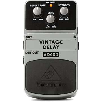 Behringer VD400 Vintage Delay Pedal – Create Mesmerizing Echo Effects
