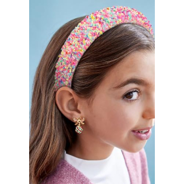 TEBIEKOY 2Pcs Sprinkle Headbands for Women Girls Accessories