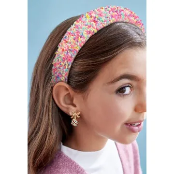 TEBIEKOY 2Pcs Sprinkle Headbands for Women Girls Accessories