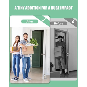 Masterful Door Stopper with Magnetic Hold and Easy Installation