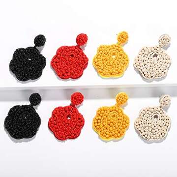 BEST LADY Statement Drop Earrings for Women - Unique Gift