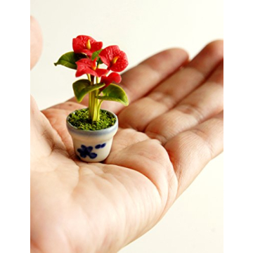 Charming Miniature Flower Pots for Fairy Gardens 1:12