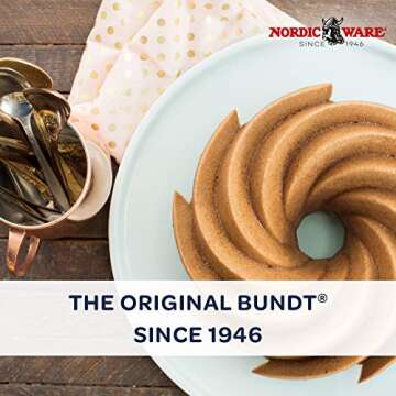 Nordic Ware Heritage Bundt & Bundlette Cake Pan Set