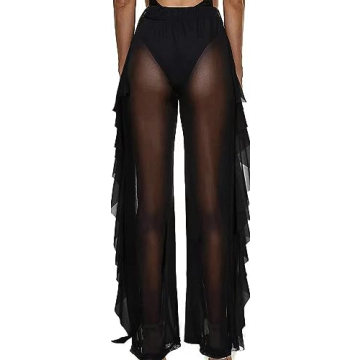 Willow Dance Sheer Mesh Swimsuit Cover Up Pants