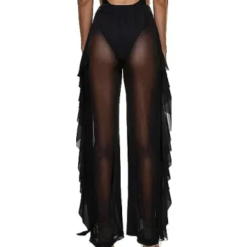 Willow Dance Sheer Mesh Swimsuit Cover Up Pants