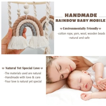 Macrame Rainbow Baby Mobile for Dreamy Nurseries