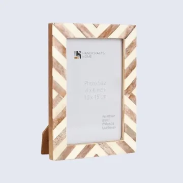 Chevron Pattern Picture Frame for Stylish Home Decor