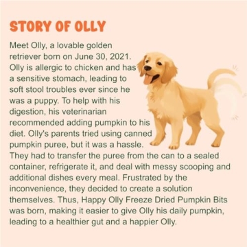 Healthy Happy Olly Pumpkin Treats for Dogs - 2oz