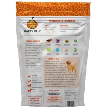 Healthy Happy Olly Pumpkin Treats for Dogs - 2oz