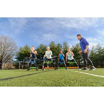 Power Systems Versa Loop Resistance Training Bands for Full Body Home Gym Strength Workouts for Arms, Legs, Chest, and More Muscle Groups, Set of 6