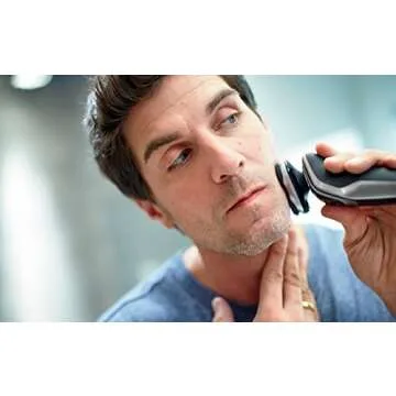 Philips Norelco Electric Shaver 5500 Wet & Dry, S5370/81 for a Close Comfortable Shave
