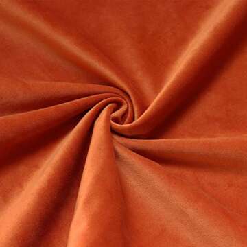 sykting Decorative Pillow Covers Solid Soft Cozy Velvet Throw Pillow Covers for Bed Couch Chair 20x20 inch Pack of 2 Burnt Orange