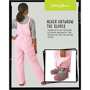 Eddie Bauer Kids Snow Bib - Insulated Waterproof Kids Snow Suit