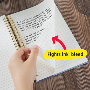 XYark Spiral Notebook Set - Floral A5 Travel Journals 3 Pack