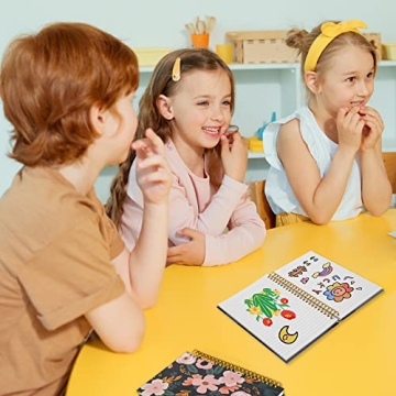 XYark Spiral Notebook Set - Floral A5 Travel Journals 3 Pack