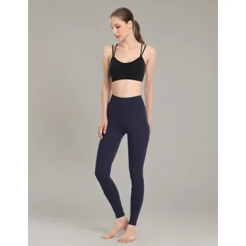 Buttery Soft High Waisted Women's Yoga Pants in True Navy