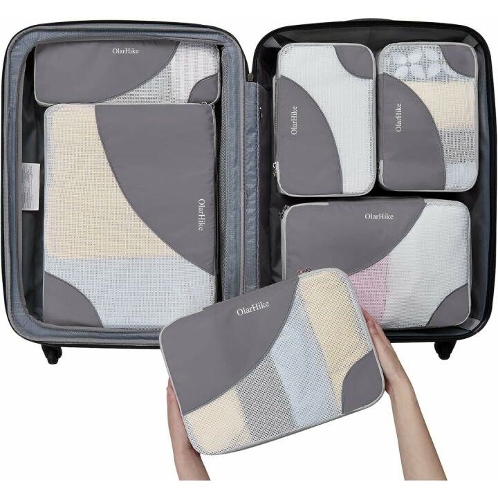 Packing Cubes Set for Effortless Travel Organization