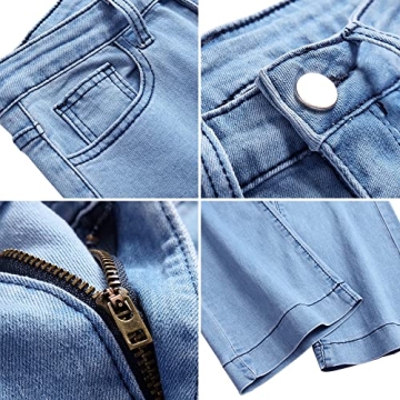 YUZIBAO Women's High Waisted Wide Leg Boyfriend Jeans