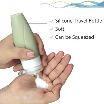 YFLife Travel Size Silicone Bottles TSA Approved Set