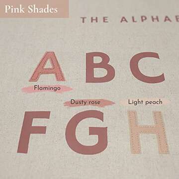 Stunning 16x24 Inch Alphabet Wall Art for Kids Rooms