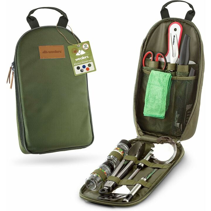 Compact Camp Kitchen Utensil Set for Travel