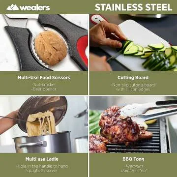 Compact Camp Kitchen Utensil Set for Travel