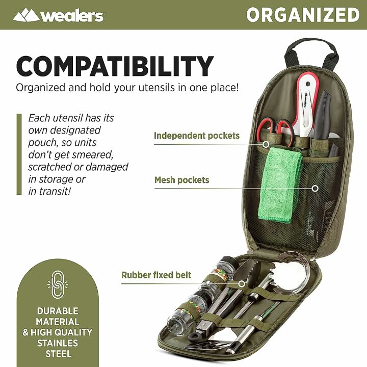 Compact Camp Kitchen Utensil Set for Travel