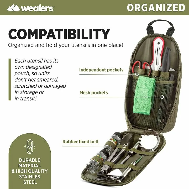 Compact Camp Kitchen Utensil Set for Travel