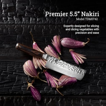 Shun Premier Nakiri Knife for Professional and Home Chefs