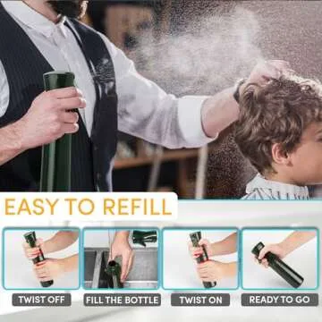 Hula Home Continuous Spray Bottle for Hair Styling & More