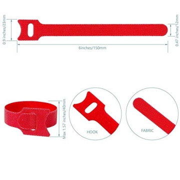 BALABALA 100 pcs Reusable Fastening Cable Ties for All