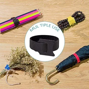 BALABALA 100 pcs Reusable Fastening Cable Ties for All