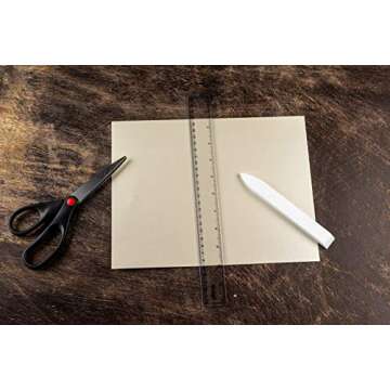 Crafty Gnome Teflon Bone Folder and Scoring Tool - 100% Teflon, Extra Smooth, White, Premium Quality for Scoring, Folding, Creasing, Bookbinding, Origami, Scrapbooking & More