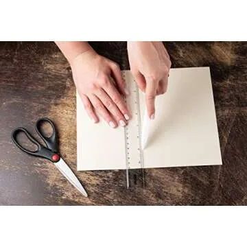 Crafty Gnome Teflon Bone Folder and Scoring Tool - 100% Teflon, Extra Smooth, White, Premium Quality for Scoring, Folding, Creasing, Bookbinding, Origami, Scrapbooking & More