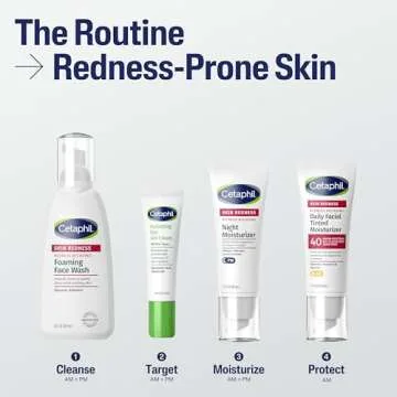 Cetaphil Night Cream, Redness Relieving Night Moisturizer for Face, 1.7 fl oz, For Dry, Redness-Prone Skin, Hypoallergenic, Fragrance Free